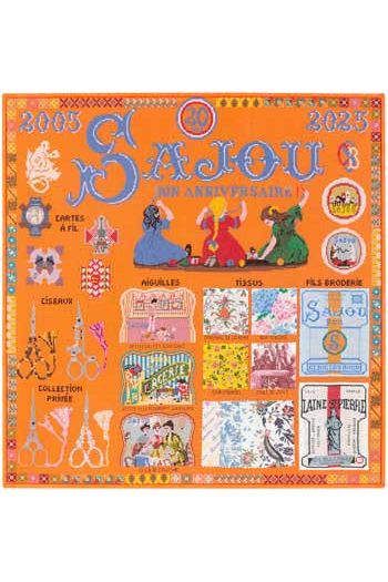 Sajou 20周年記念図案