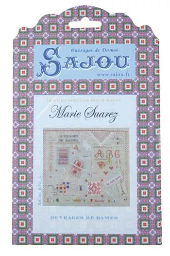 クロス・ステッチ図案　サンプラーOUVRAGES DE DAMES