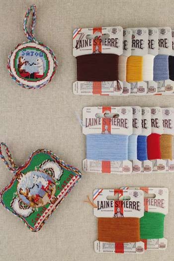 【お取り寄せ商品】サジュー・ニードルポイント・オーナメントのための糸セット(4種)