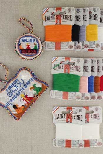 【お取り寄せ商品】サジュー・ニードルポイント・オーナメントのための糸セット(4種)