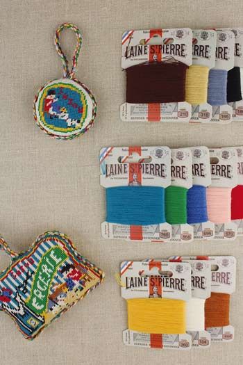 【お取り寄せ商品】サジュー・ニードルポイント・オーナメントのための糸セット(4種)