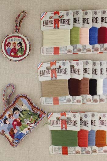 【お取り寄せ商品】サジュー・ニードルポイント・オーナメントのための糸セット(4種)