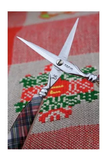 刺しゅう用ハサミ　タータンチェック