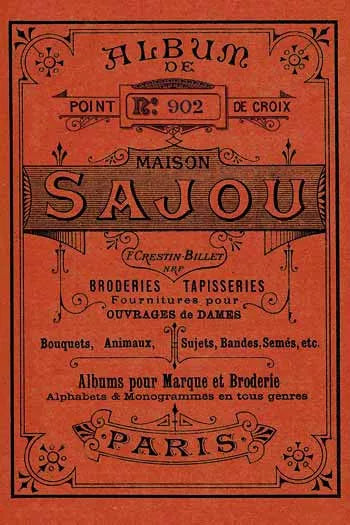 サジュー・アルバム図案集　レッド no.902