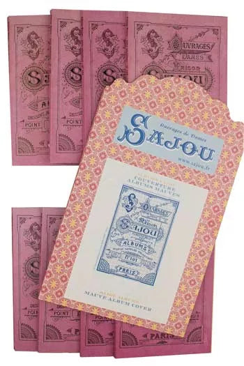 サジュー・アルバム図案集　モーブ 全8巻と表紙セット