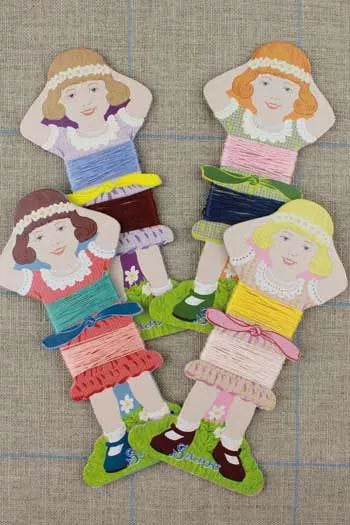 Sajou-storage-thread-cards-families糸巻きカード・女の子ファミリー
