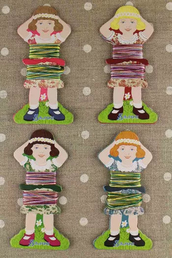 Sajou-storage-thread-cards-families糸巻きカード・女の子ファミリー