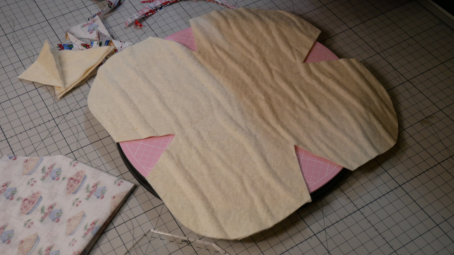 コットン100%キルト芯 30cm幅×9m | 電子レンジ対応 ボウルコーゼー・キッチン小物に最適 | The Gypsy Quilter